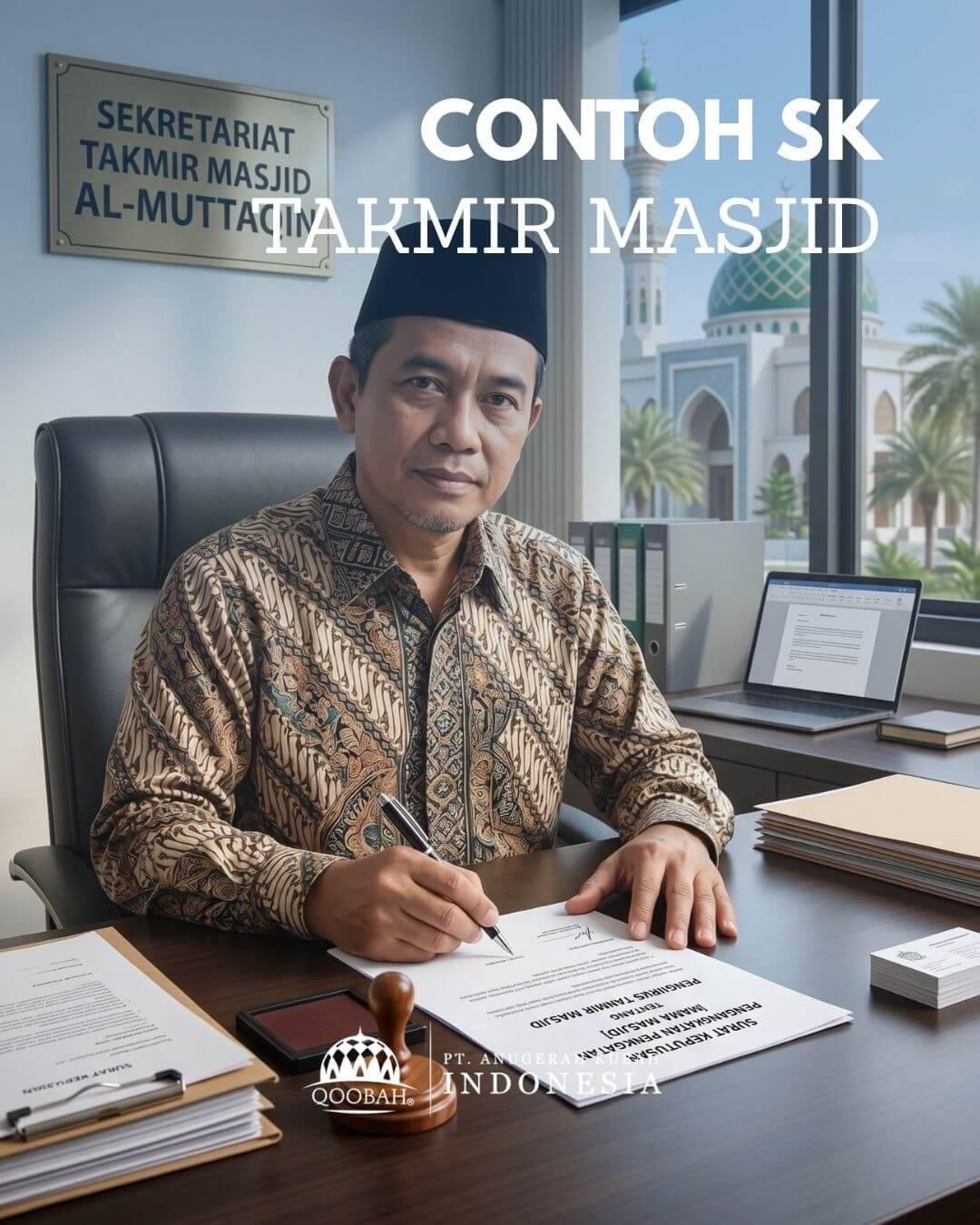 contoh sk takmir masjid