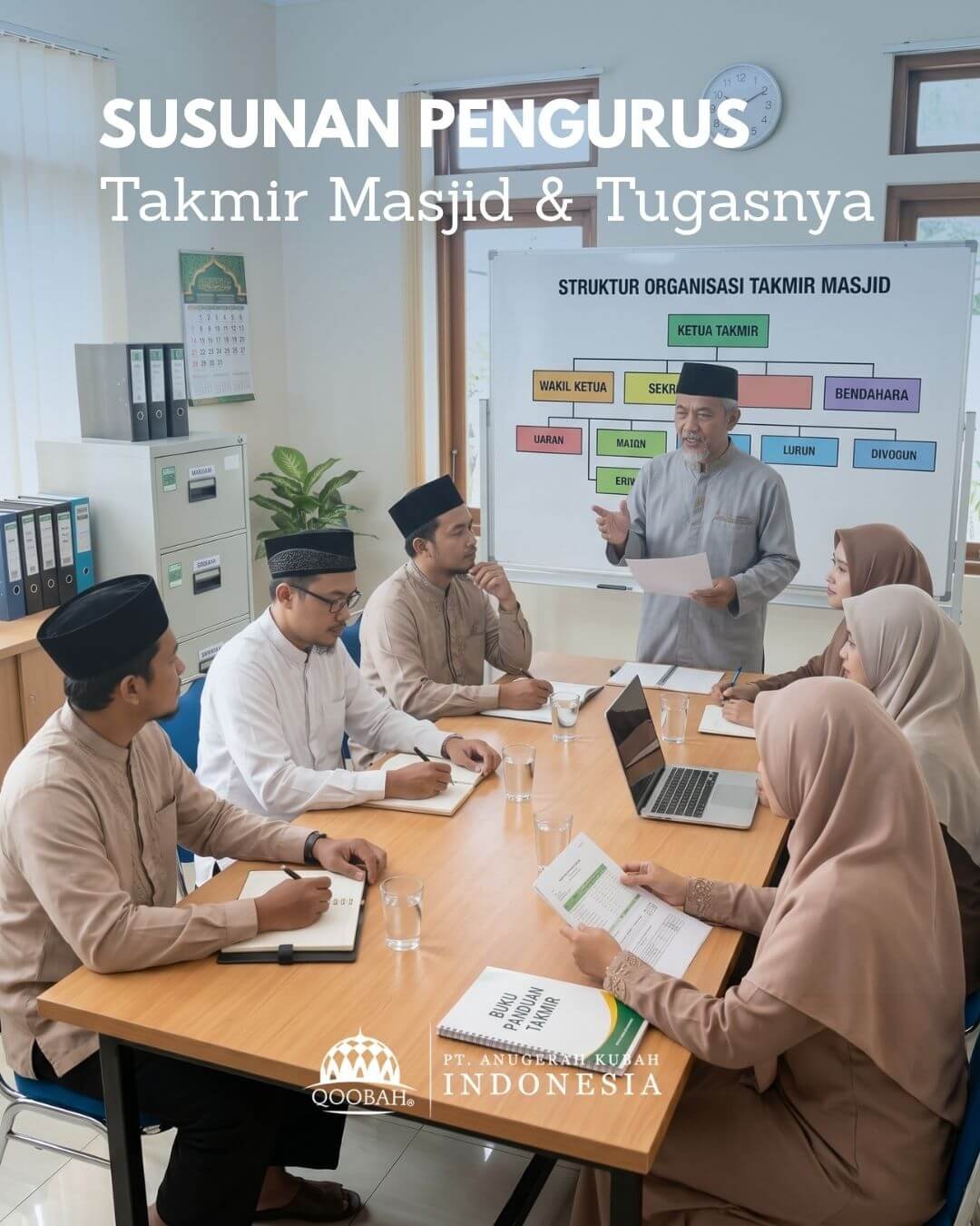 susunan pengurus takmir masjid dan tugasnya