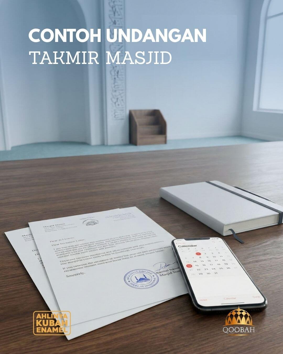 contoh undangan takmir masjid