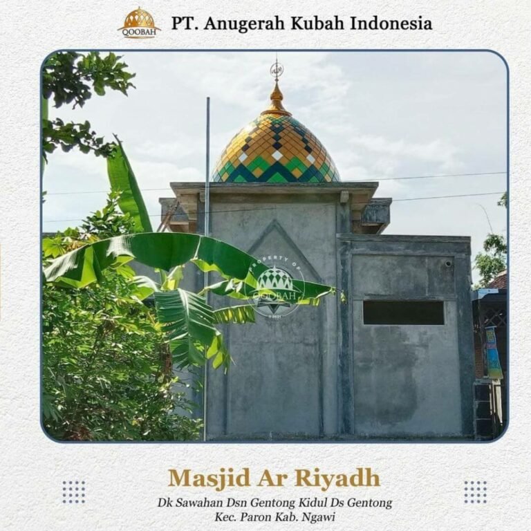 Masjid Ar Riyadh Gentong Kidul Ngawi