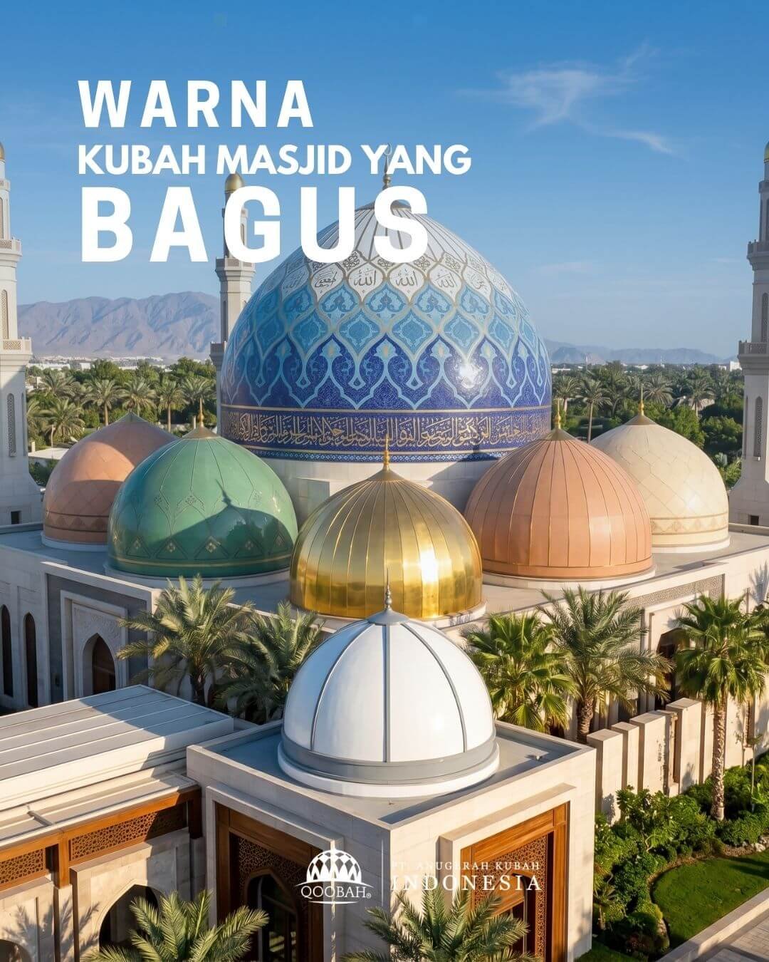 warna kubah masjid yang bagus