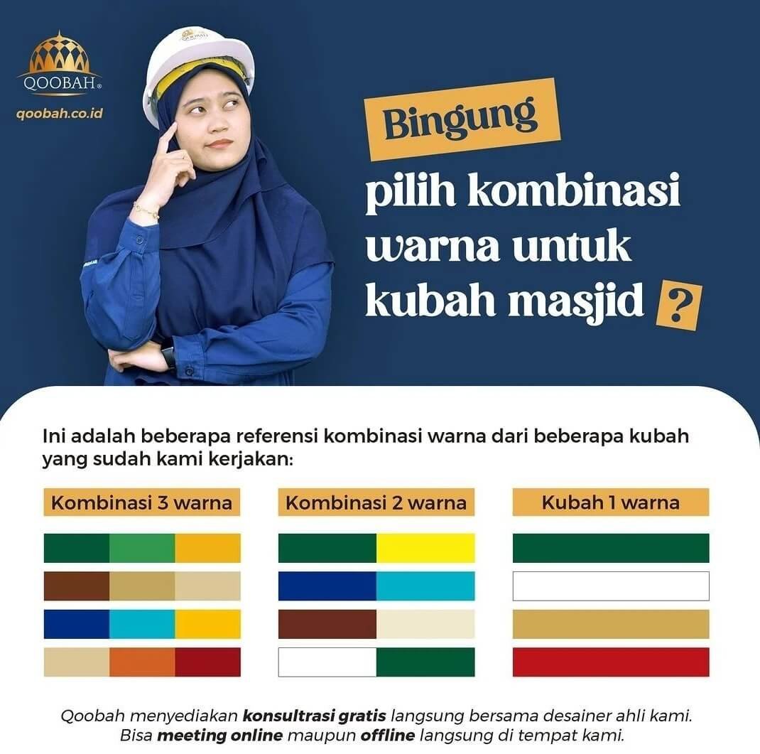 warna cat masjid yang bagus