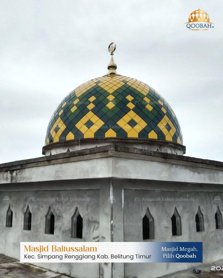 masjid baitussalam desa lintang belitung