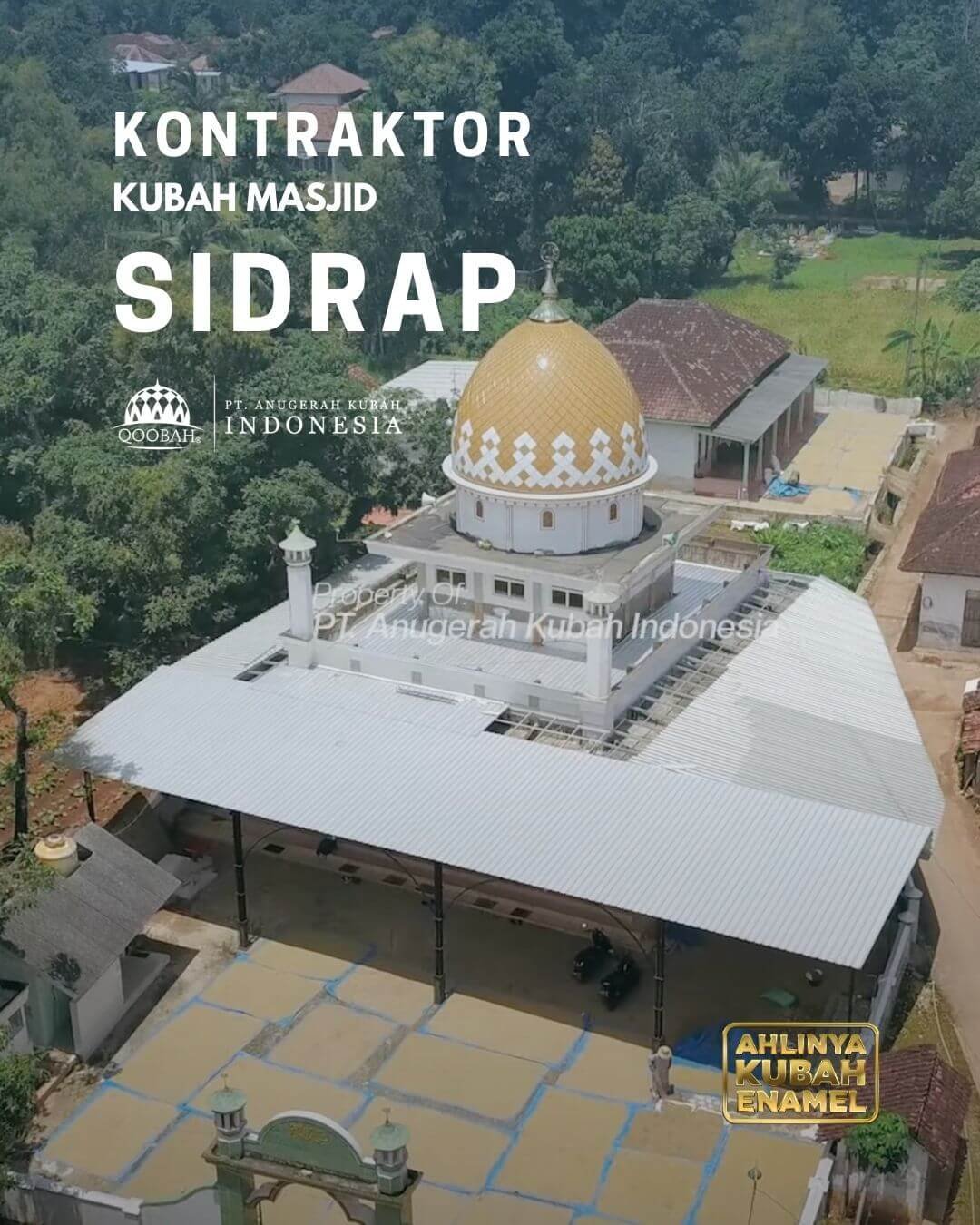 jual kubah masjid sidrap