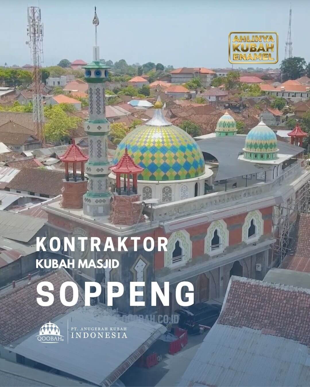 jual kubah masjid soppeng