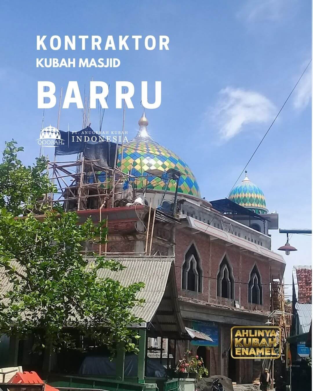 jual kubah masjid barru