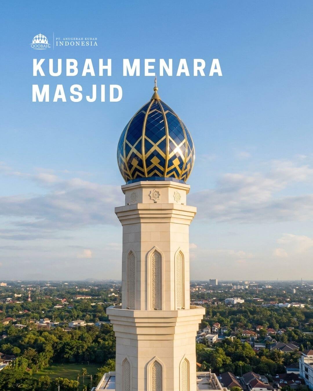 kubah menara masjid