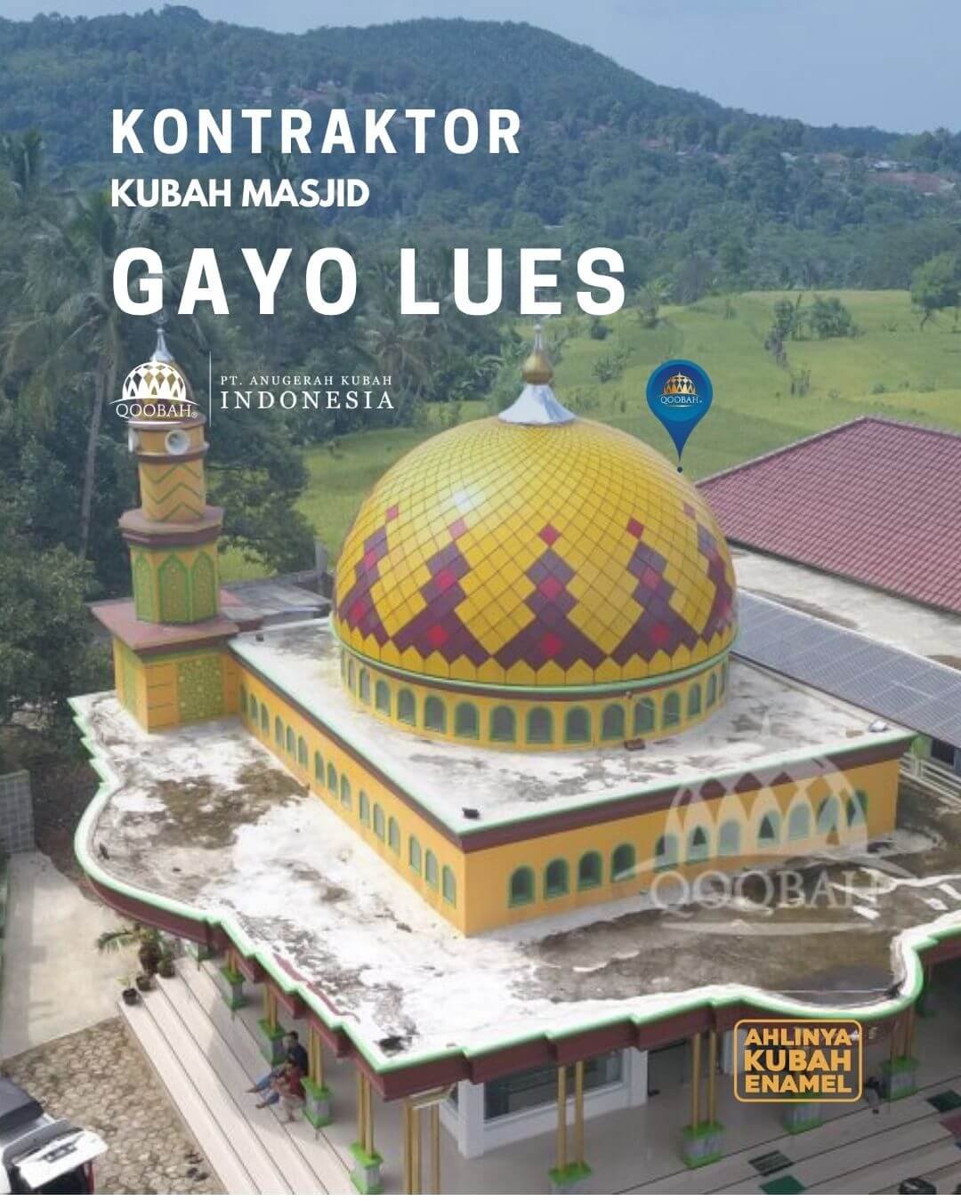 jual kubah masjid gayo lues