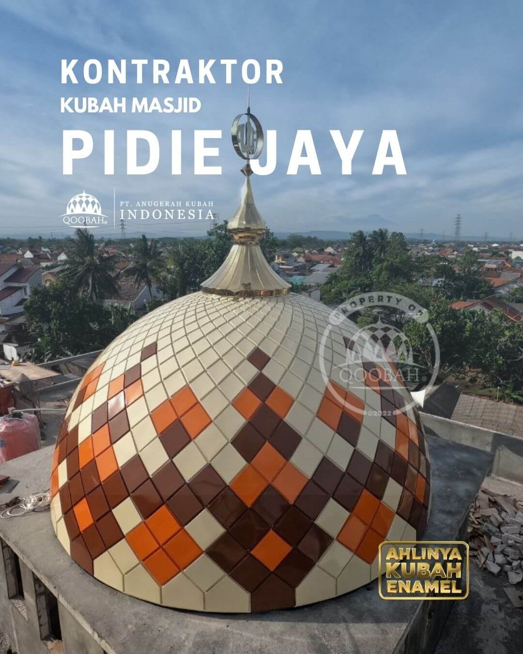 jual kubah masjid pidie jaya
