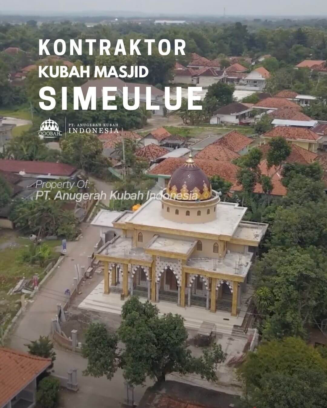 jual kubah masjid simeulue