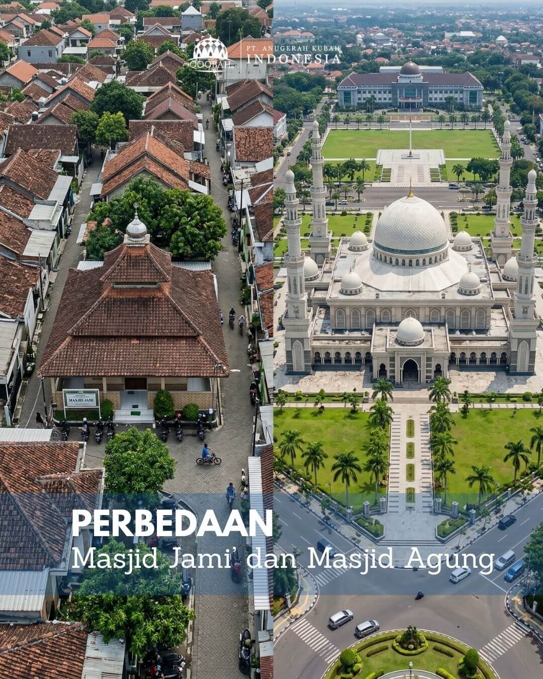 perbedaan masjid jami dan masjid agung