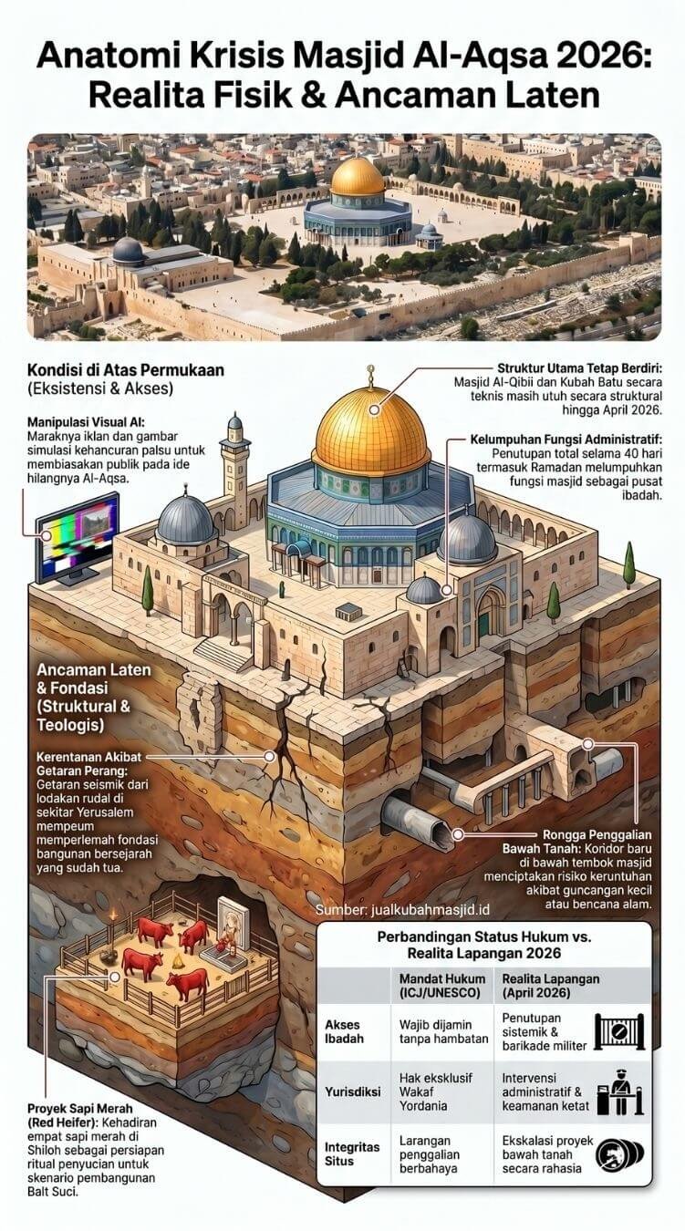 kondisi masjidil aqsa saat ini