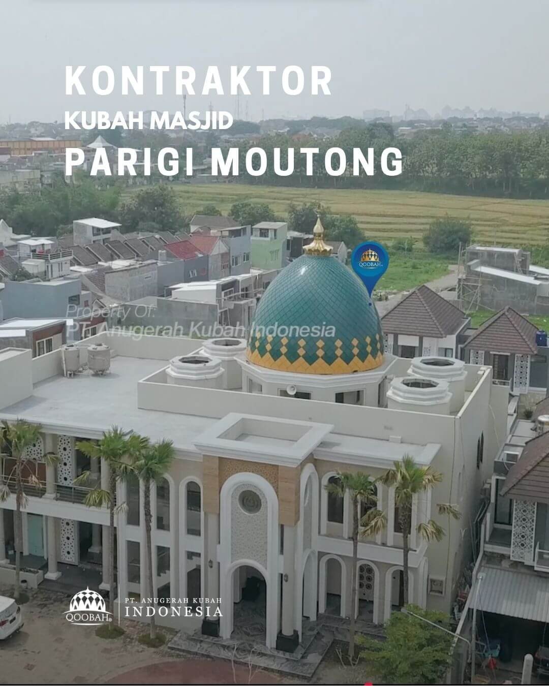jual kubah masjid parigi moutong