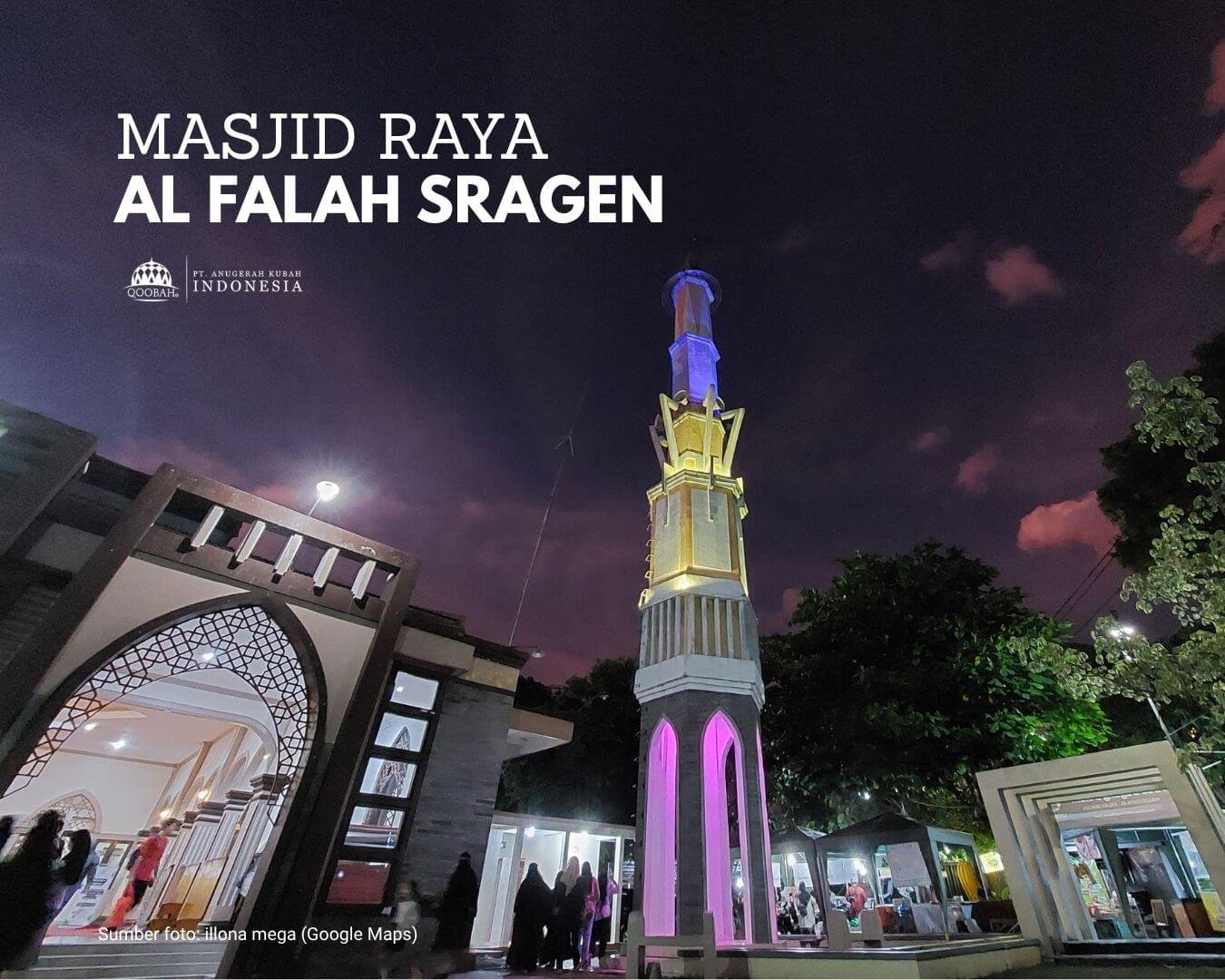 masjid raya al falah sragen