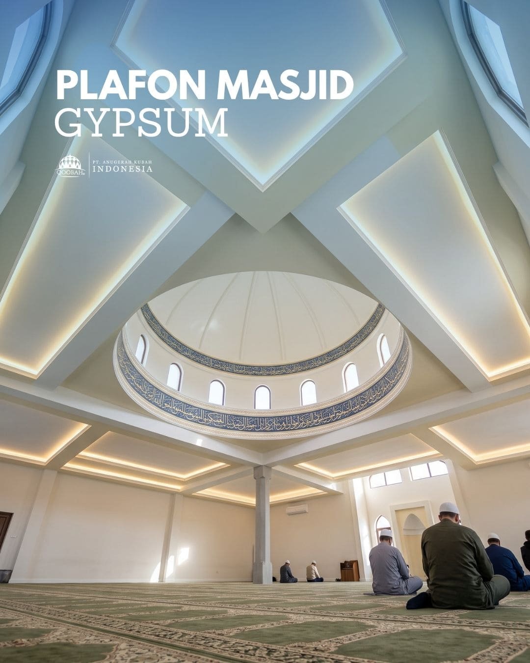 plafon masjid gypsum