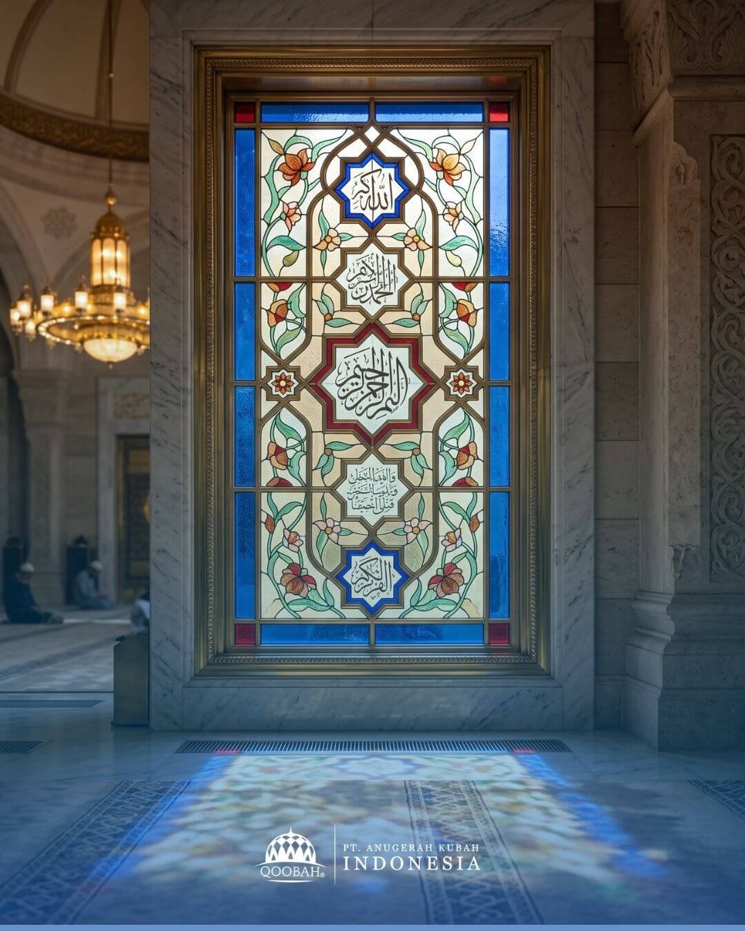 kaca patri masjid