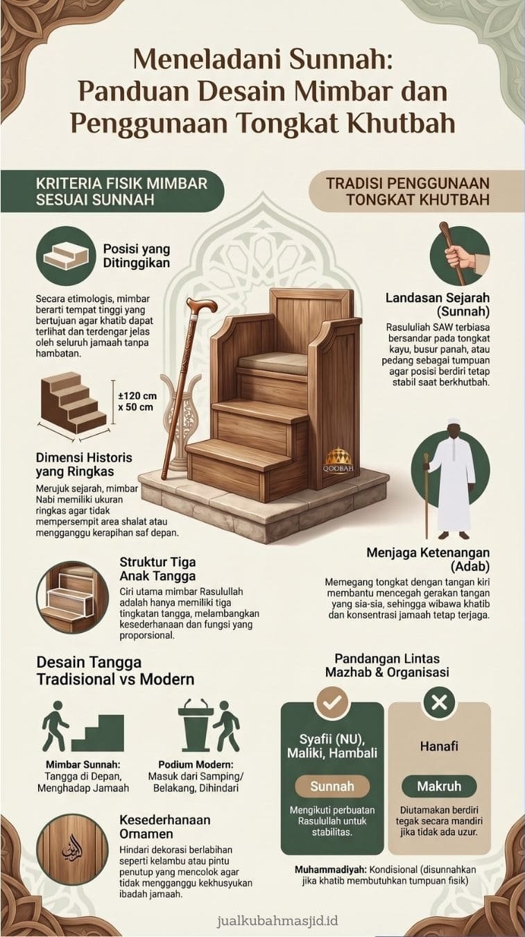 mimbar masjid adalah