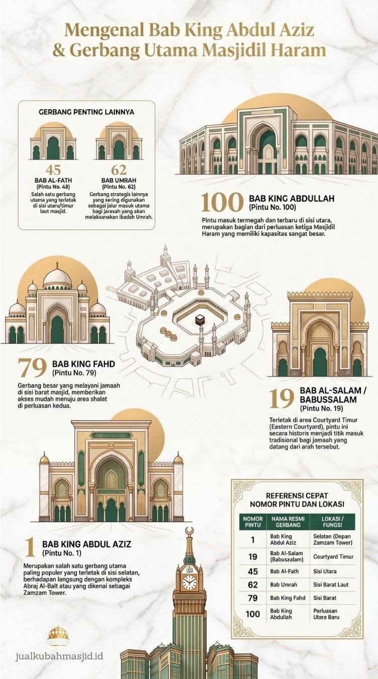 pintu 100 masjidil haram